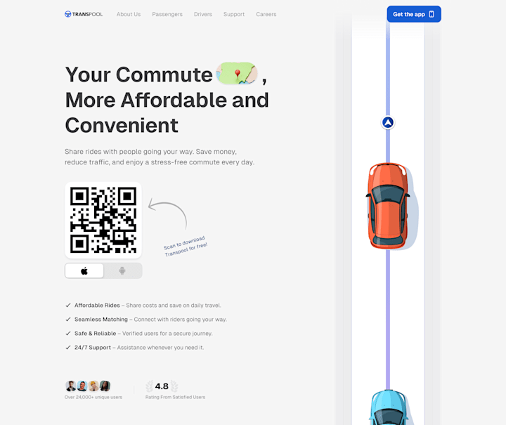 Cover image for Redesigning Transpool.ng for a Seamless Ride-Pooling Experience