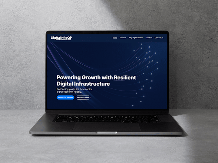 Cover image for Digital Infraco Website Redesign – B2B Telecom & Infrastructure