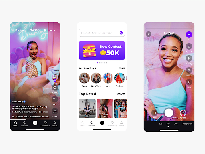 Cover image for Buzzer – The Mobile App for Viral Video Challenges