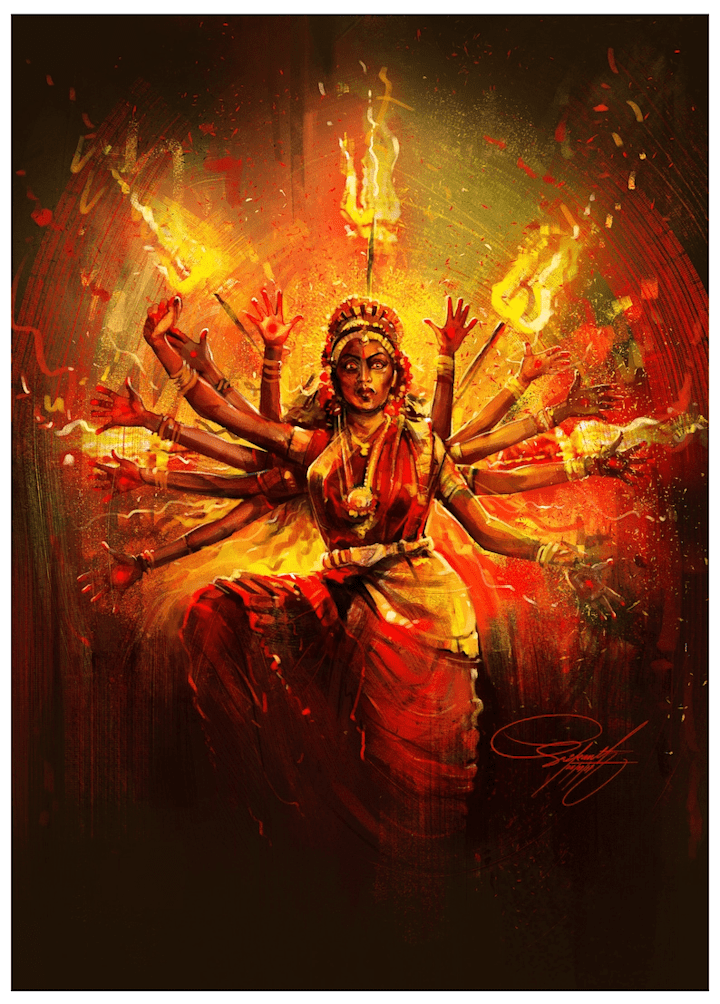 Cover image for Durga: The Powerful Warrior Goddess