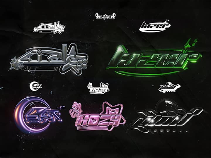 Cover image for CREATE 3D Y2K LOGO