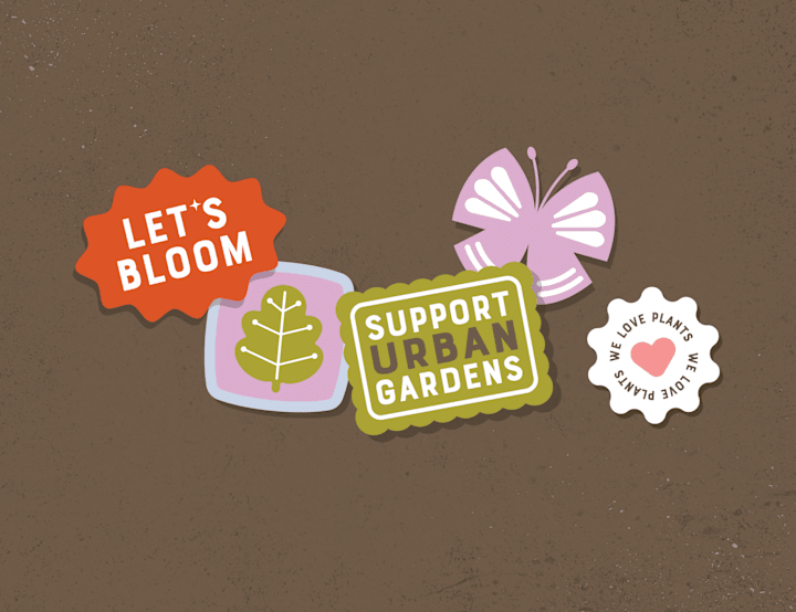 Cover image for 🪴 Urban Gardening Nonprofit Brand + Website