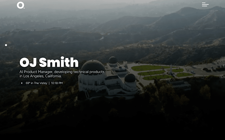 Cover image for OJ Smith - React / Next.js Headless Wordpress Application