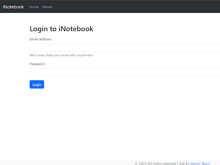 Cover image for iNotebook- Your notes are secure on the cloud