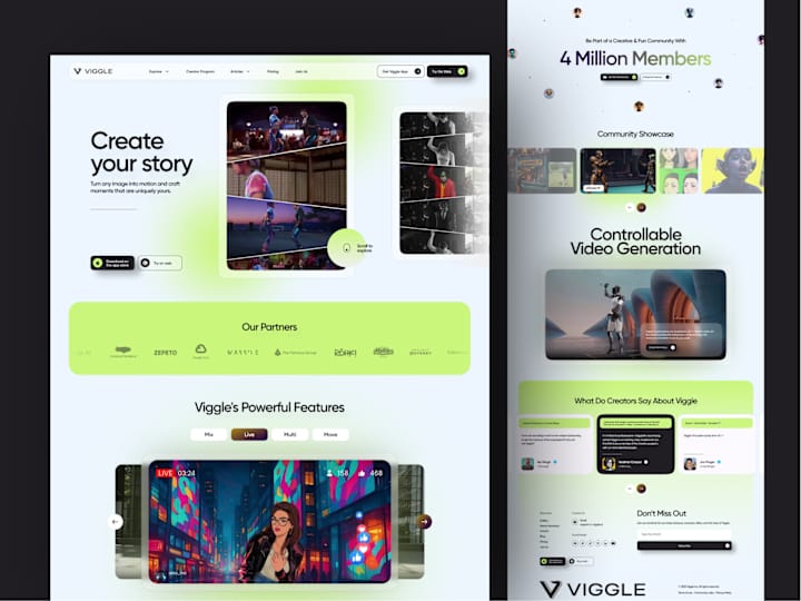 Cover image for Viggle.ai UI/UX Design Project