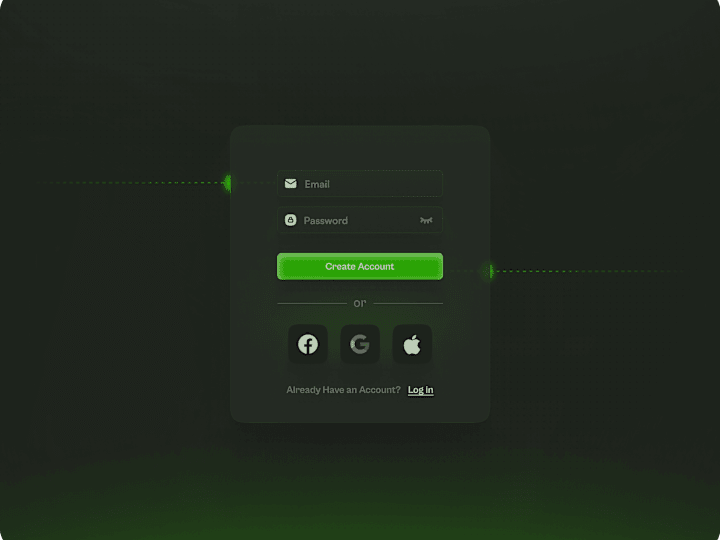 Cover image for Minimal Login Screen for a Web3 Platform