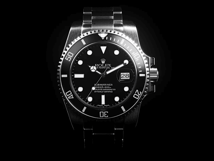 Cover image for Rolex Submariner Black   Blender 3d Product Animation