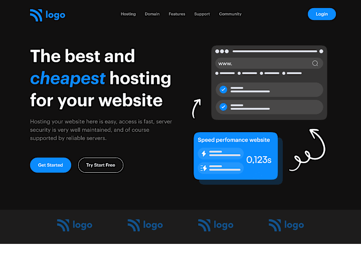 Cover image for 02_Project- Hosting Site Landing Page
