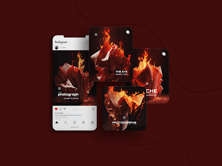 Cover image for Instagram Poster Design on Behance