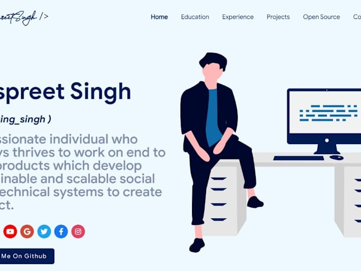 Cover image for Jaspreet Singh Portfolio