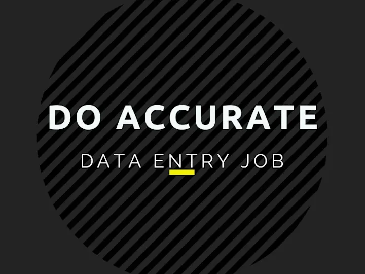 Cover image for Do accurate data entry jobs with Excel and Word