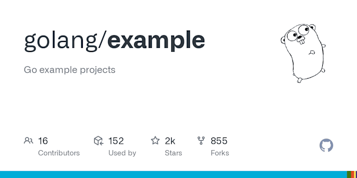 Cover image for Go example projects