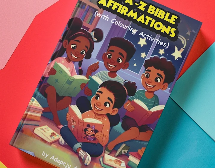 Cover image for A-Z Bible Affirmations | Children Coloring Book