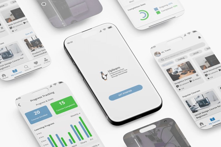 Cover image for Uplearn E-learning Platform Design