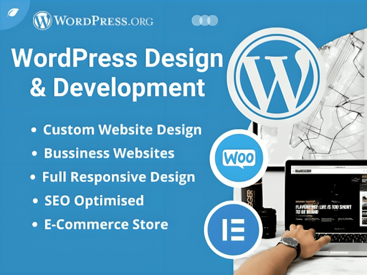 Cover image for I will build wordpress portfolio website, ecommerce website