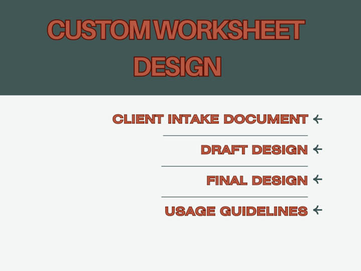 Cover image for Custom Worksheet Design