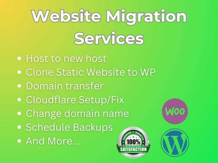 Cover image for Domain, Website Migration, DNS/Hosting/Domain Fix, Cloudflare