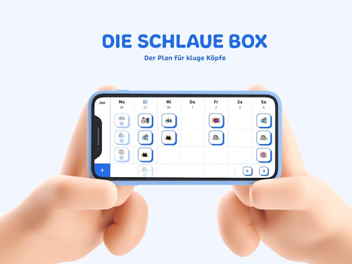 Cover image for Die Schlaue Box - Planner App for Kids