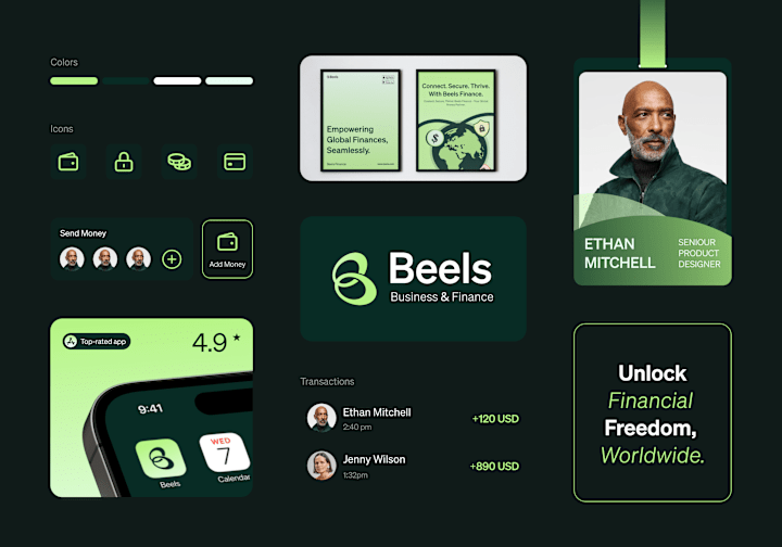 Cover image for Beels Business & Finance Brand Identity Design