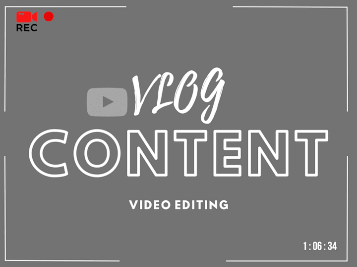 Cover image for YouTube Vlogs Video Editing