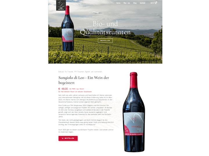 Cover image for Wine Online Store