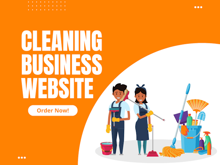 Cover image for I will build cleaning business website for cleaning company