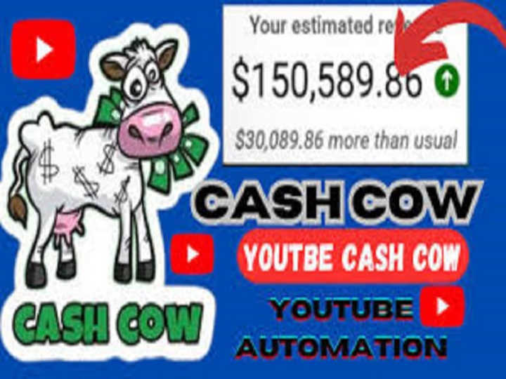 Cover image for I will promote your channel organically with cash cow videos 