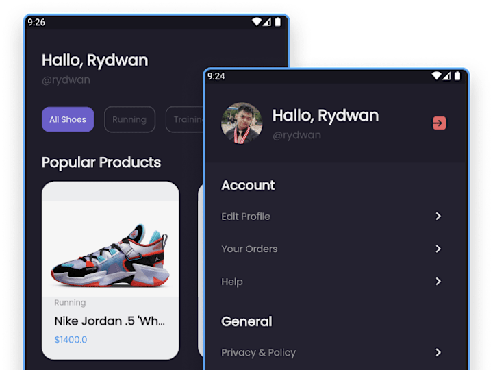 Cover image for Shamo: E-commerce Shoes App Development