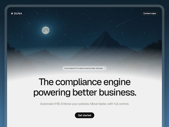 Cover image for Duna.com – Live with Framer!