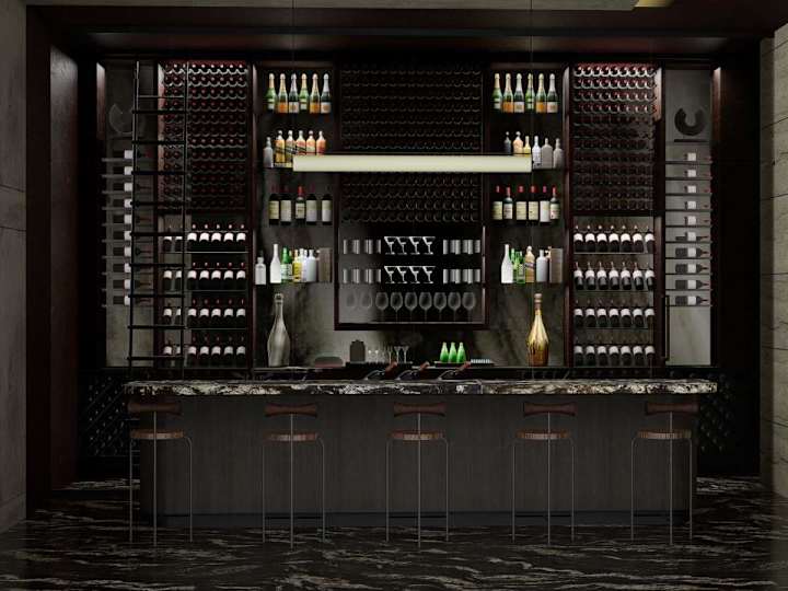 Cover image for Arch Visualization of cava bar