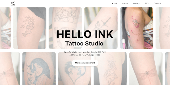 Cover image for Helloink Framer Website