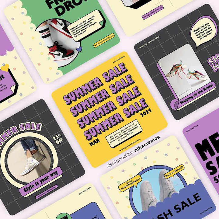 Cover image for Retro Social Media Post Template
