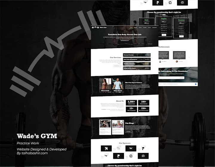 Cover image for Website Development For GYM