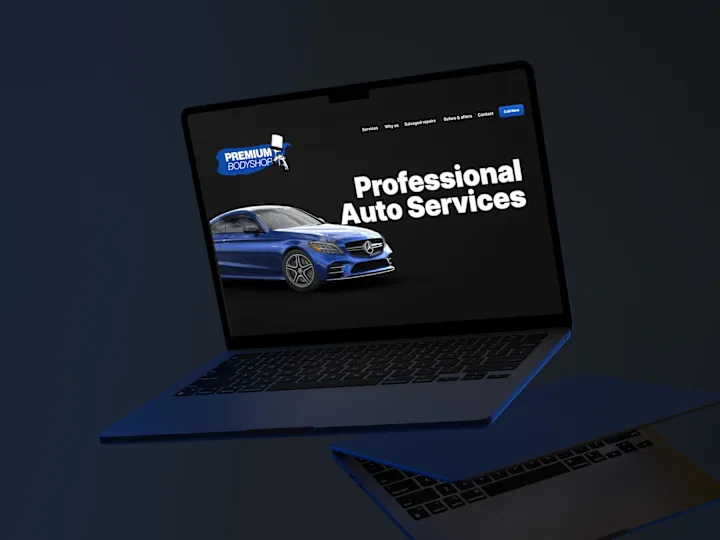 Cover image for Un landing page ultra-moderne pour Premium Bodyshop