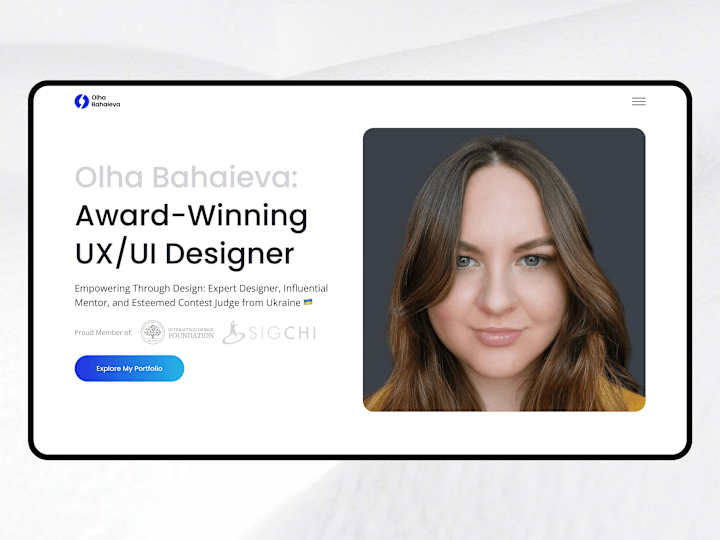 Cover image for Olha Bahaieva – Web Design + Webflow