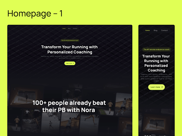 Cover image for Tempo - A Framer template for personal trainers