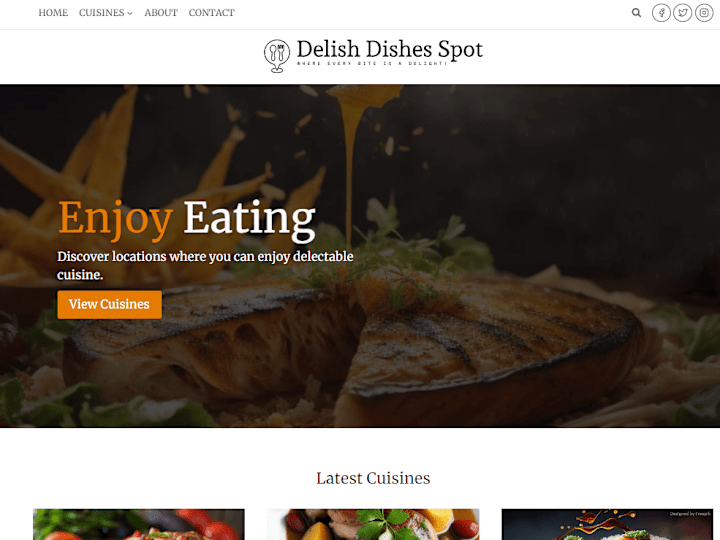 Cover image for Delish Dishes Spot