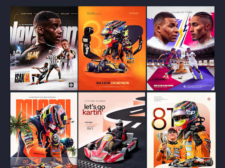 Cover image for Custom Sports Graphics for Teams, Players & Social Media