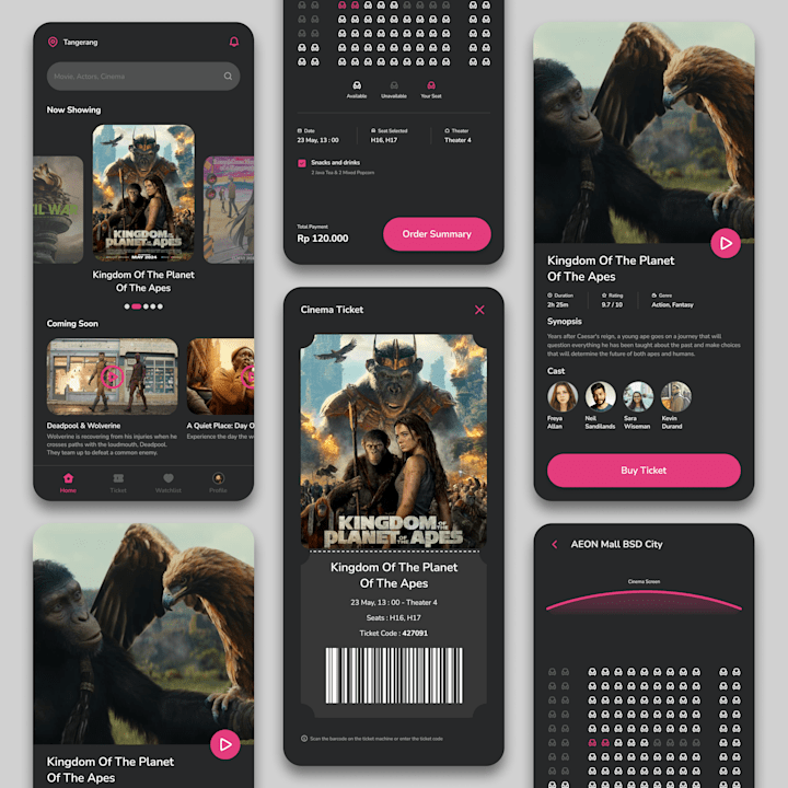 Cover image for Cinematix - Buying cinema tickets