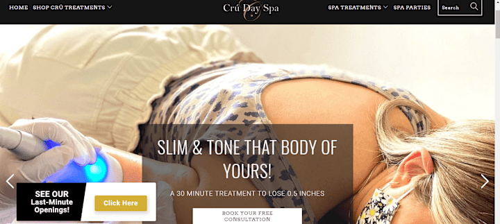 Cover image for Slimming, Facials and Lash Lifts | Crú Day Spa in Sugar Land