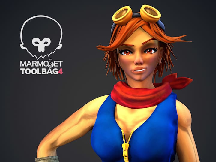 Cover image for Mirian - Painterly 3D character for games