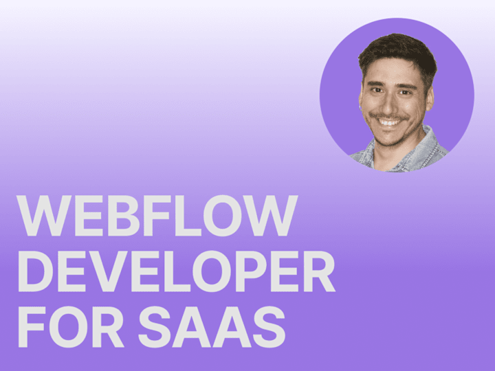 Cover image for Webflow Developer on-Demand for B2B or B2C SaaS Companies