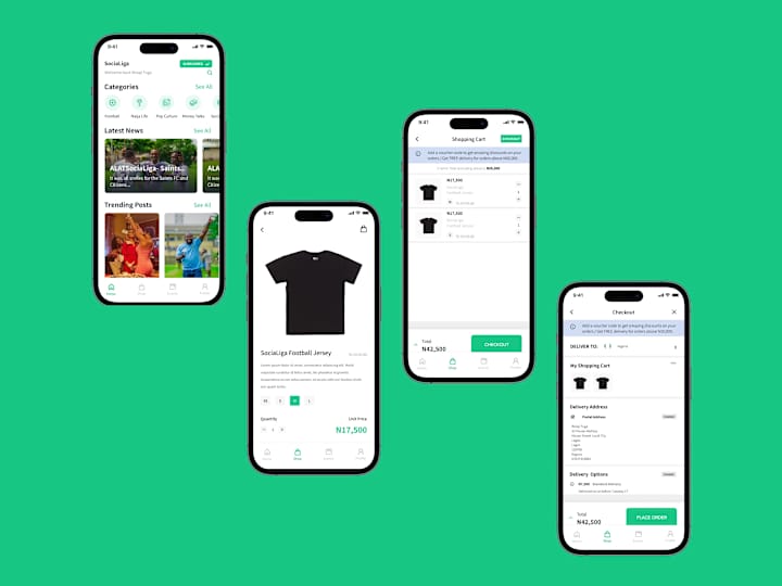 Cover image for SociaLiga - Designed with figma