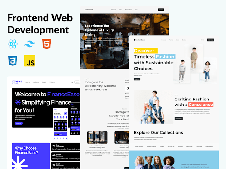 Cover image for Frontend Web Development with ReactJs & Tailwind CSS