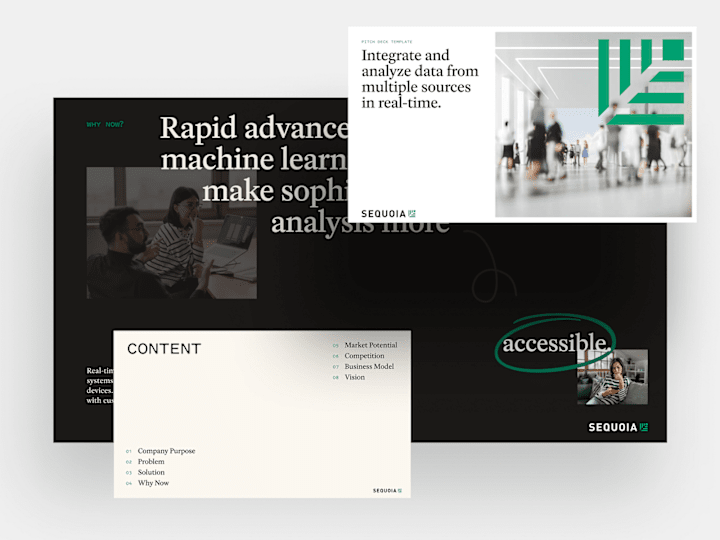 Cover image for Pitch Deck Template for Sequoia Capital