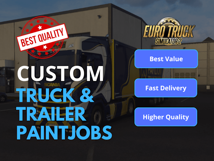 Cover image for Crate Custom Designed Euro Truck Simulator 2 Paintjobs