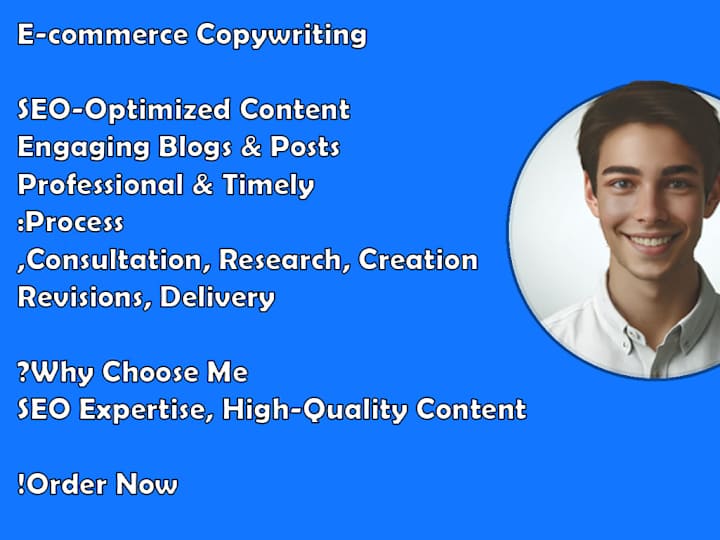 Cover image for SEO-Optimized Copywriting for E-commerce Websites