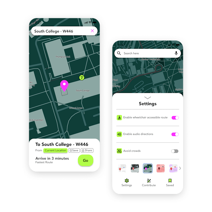 Cover image for UX/UI Design for Indoor Nav System Optimized for Neurodiversity