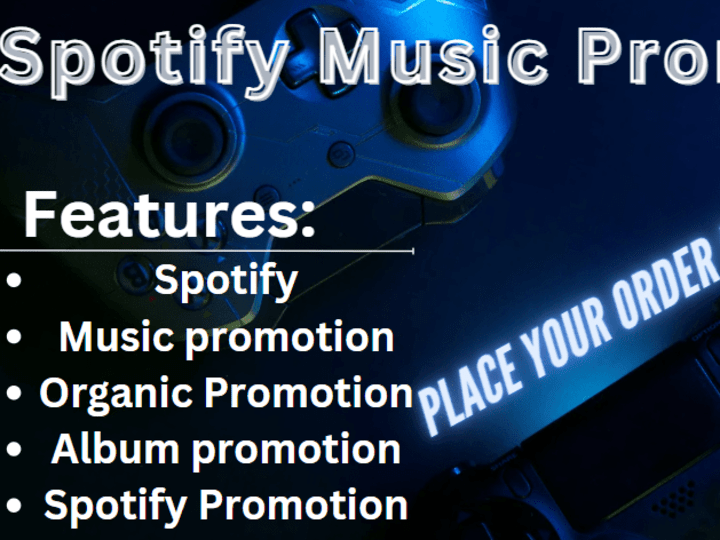 Cover image for I will do organic promotion  for spotify song promo music
