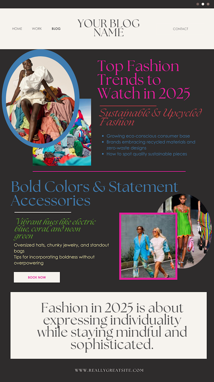 Cover image for Creative Writing Sample – Blog Post on Modern Fashion Trends